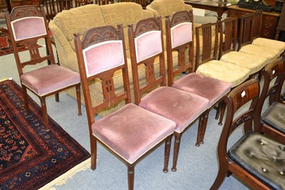 Lot 1312 - A set of four dining chairs