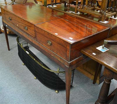 Lot 1340 - A dressing table converted from a square piano