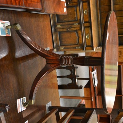 Lot 1342 - A mahogany tripod table