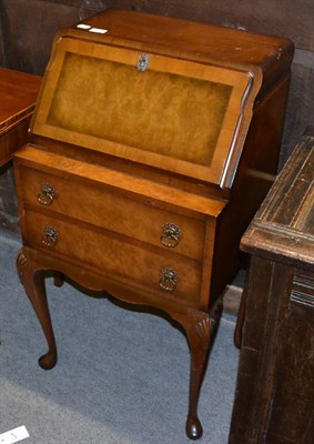 Lot 1379 - A Queen Anne style dwarf bureau