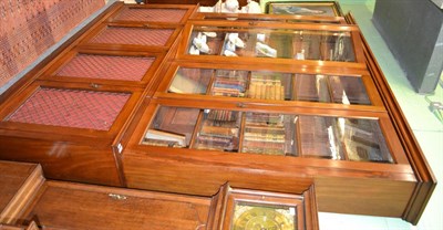 Lot 1383 - A Victorian mahogany four-door library bookcase, late 19th century, the moulded cornice above...