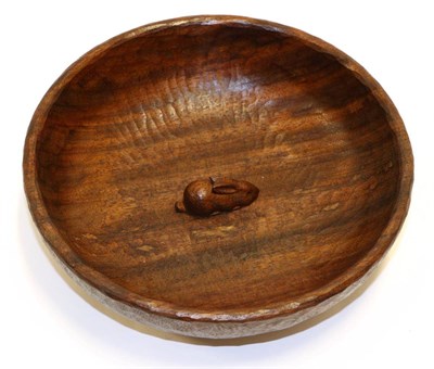 Lot 712 - Stan  "Woodpecker " Dodds (1928-2012): A Carved Iroko Wood Bowl, with adzed finish and early carved