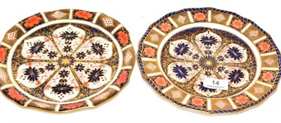 Lot 14 - A Royal Crown Derby Imari 1126 pattern plate and another Royal Crown Derby Imari plate (2)