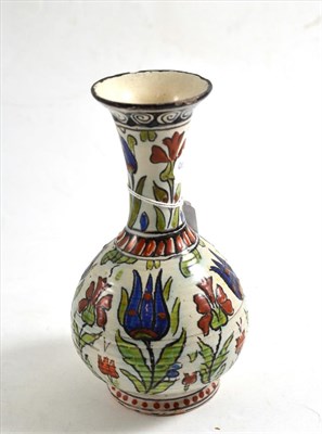 Lot 110 - Cantagalli vase in Iznik style, 19cm high