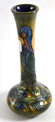 Lot 204 - A modern Moorcroft Phoenix Bird vase, by Rachel Bishop