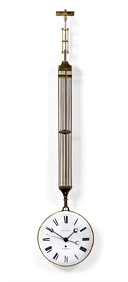 Lot 740 - An Unusual Double Dialled Grid Iron Pendulum Wall Timepiece, signed Dauphin, A Chalon S/S,...