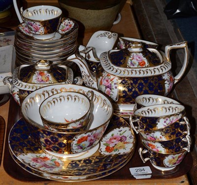 Lot 294 - Crown Derby tea set