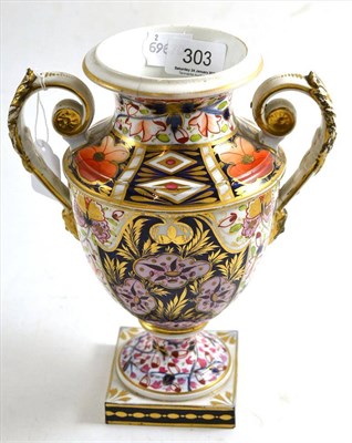 Lot 303 - Crown Derby vase