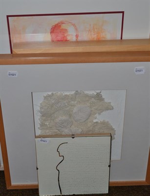 Lot 370 - Maureen Collier (Contemporary) ";Hammamelis Mollis"; (";Witch Hazel";), signed, mixed media,...