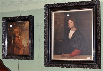 Lot 404 - Two framed prints (ornate frames)