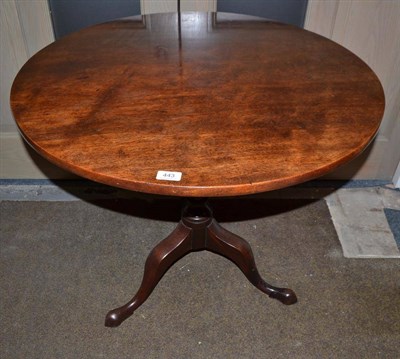 Lot 443 - George III tripod table