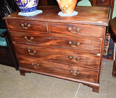 Lot 472 - Mahogany four height chest of drawers