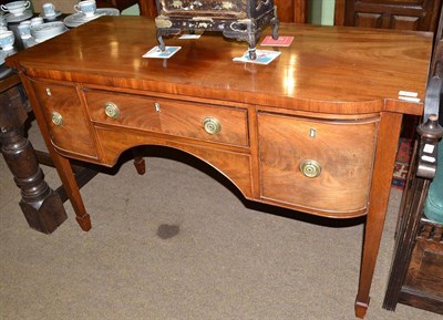 Lot 474 - Late George III mahogany sideboard