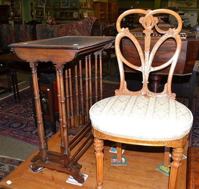 Lot 513 - Nest of tables and chair