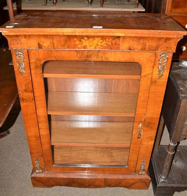 Lot 521 - Victorian walnut pier cabinet