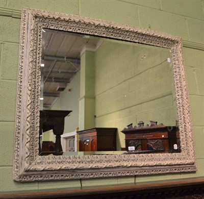 Lot 541 - Modern large cream painted wall mirror