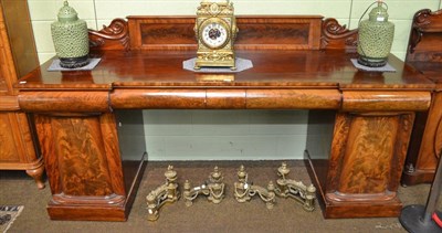 Lot 553 - A Victorian mahogany butlers sideboard