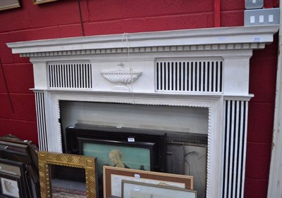 Lot 573 - Adams style fireplace