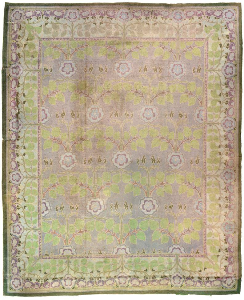 Lot 795 - Donegal Carpet by Alexander & James Morton to a design by C F A Voysey, circa 1900 The pale...