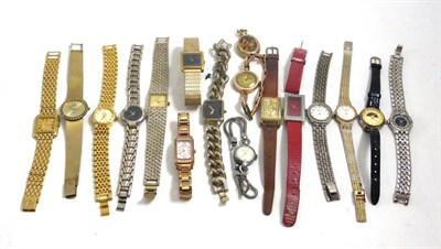 Lot 74 - A 9ct gold lady's wristwatch, a Tudor lady's wristwatch, a Universal wristwatch and a quantity...