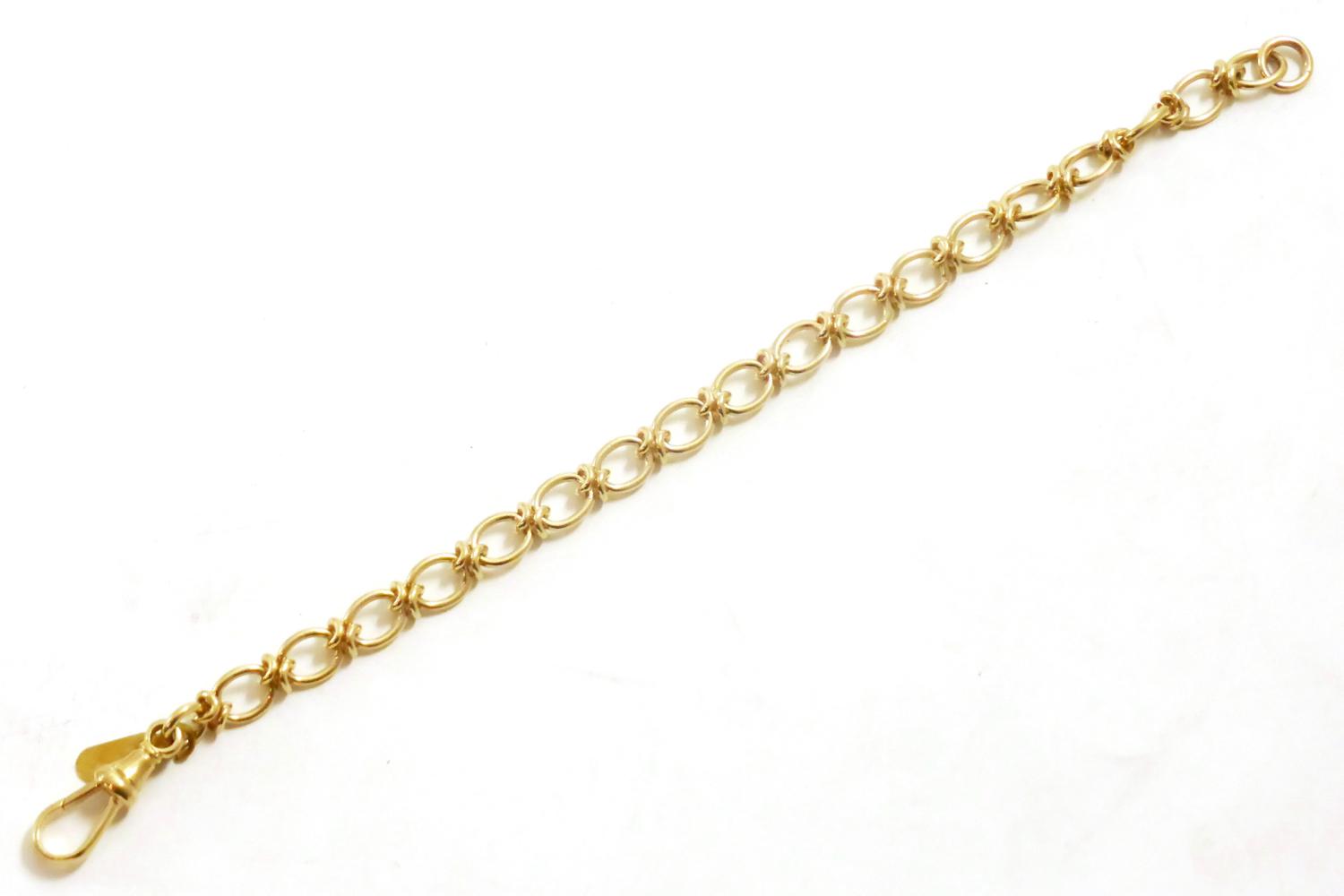 Lot 93 - A 9ct gold fancy link bracelet