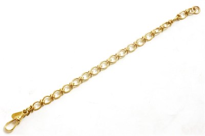 Lot 93 - A 9ct gold fancy link bracelet