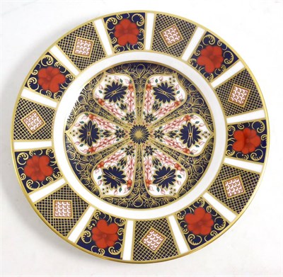 Lot 106 - A Royal Crown Derby Imari plate, pattern no. 1128