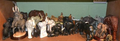 Lot 150 - Collection of elephants
