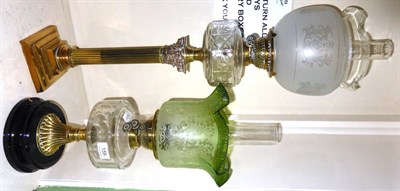 Lot 159 - A Corinthian oil lamp and another oil lamp