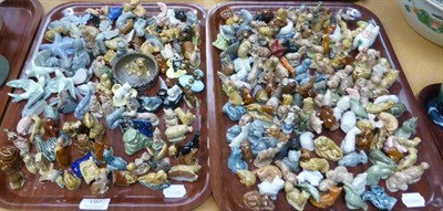 Lot 197 - A quantity of Wade Whimsies (on two trays)