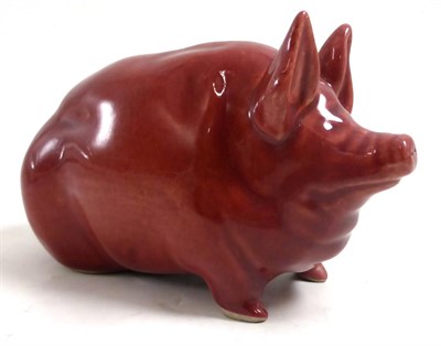 Lot 273 - A Wemyss ware pig