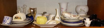 Lot 299 - Maling ware dish, Rington's plates, decorative ceramics etc