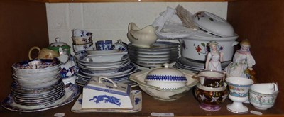 Lot 309 - A quantity of ceramics including dinner and tea wares, decorative ceramics, textiles, etc (on...