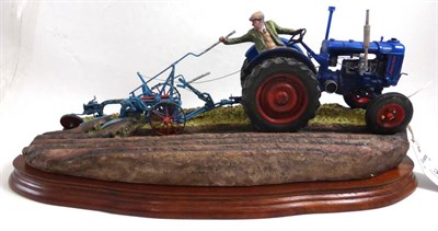 Lot 331 - Border Fine Arts 'At The Vintage' (Fordson E27N Tractor), model No. B0517 by Ray Ayres, limited...