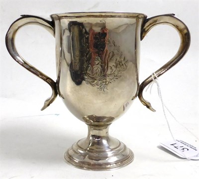 Lot 371 - A George III silver twin handled cup, London 1794