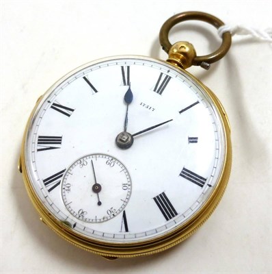 Lot 397 - An 18ct gold pocket watch