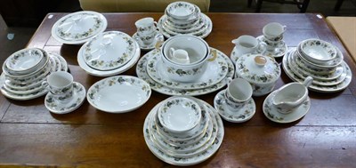 Lot 432 - A Royal Doulton sixty eight piece dinner service, Larchmont