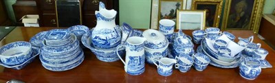 Lot 437 - Blue Spode Italian dinner service