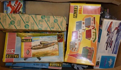 Lot 449 - Collection of assorted Faller aircraft and other kits (incomplete, boxed)