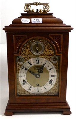 Lot 459 - A walnut mantel clock by Garrards