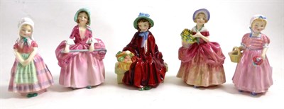 Lot 460 - Five Royal Doulton figures