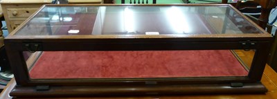 Lot 1002 - Four glazed wall and table top display cases