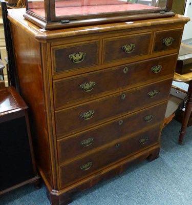 Lot 1003 - Reproduction yewwood TV cabinet