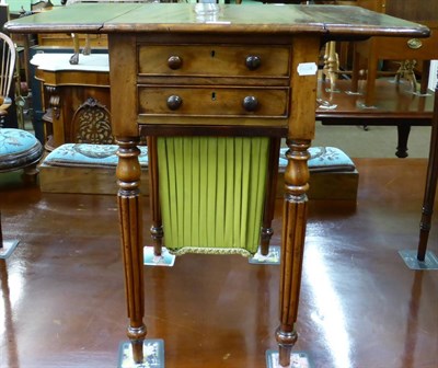 Lot 1255 - Drop leaf work table