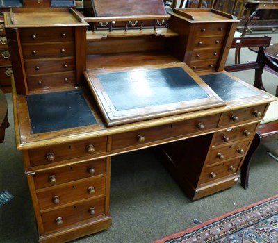 Lot 1306 - A Victorian mahogany desk