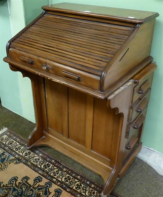 Lot 1327 - 1920s roll top desk