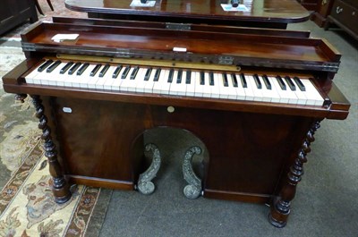 Lot 1351 - Rosewood organ