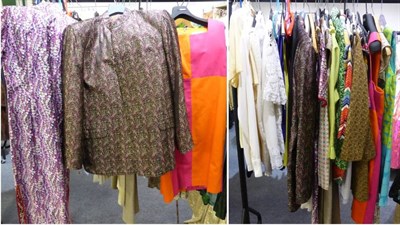 Lot 1394 - * Quantity of assorted circa 1950's and later ladies costume including cotton mini dresses,...