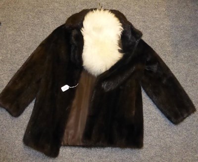 Lot 1406 - Ranch mink jacket and Luker lamb hat (2)