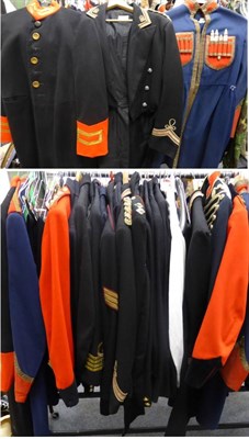 Lot 1422 - * A large quantity of assorted military mess jackets and trousers, uniforms etc